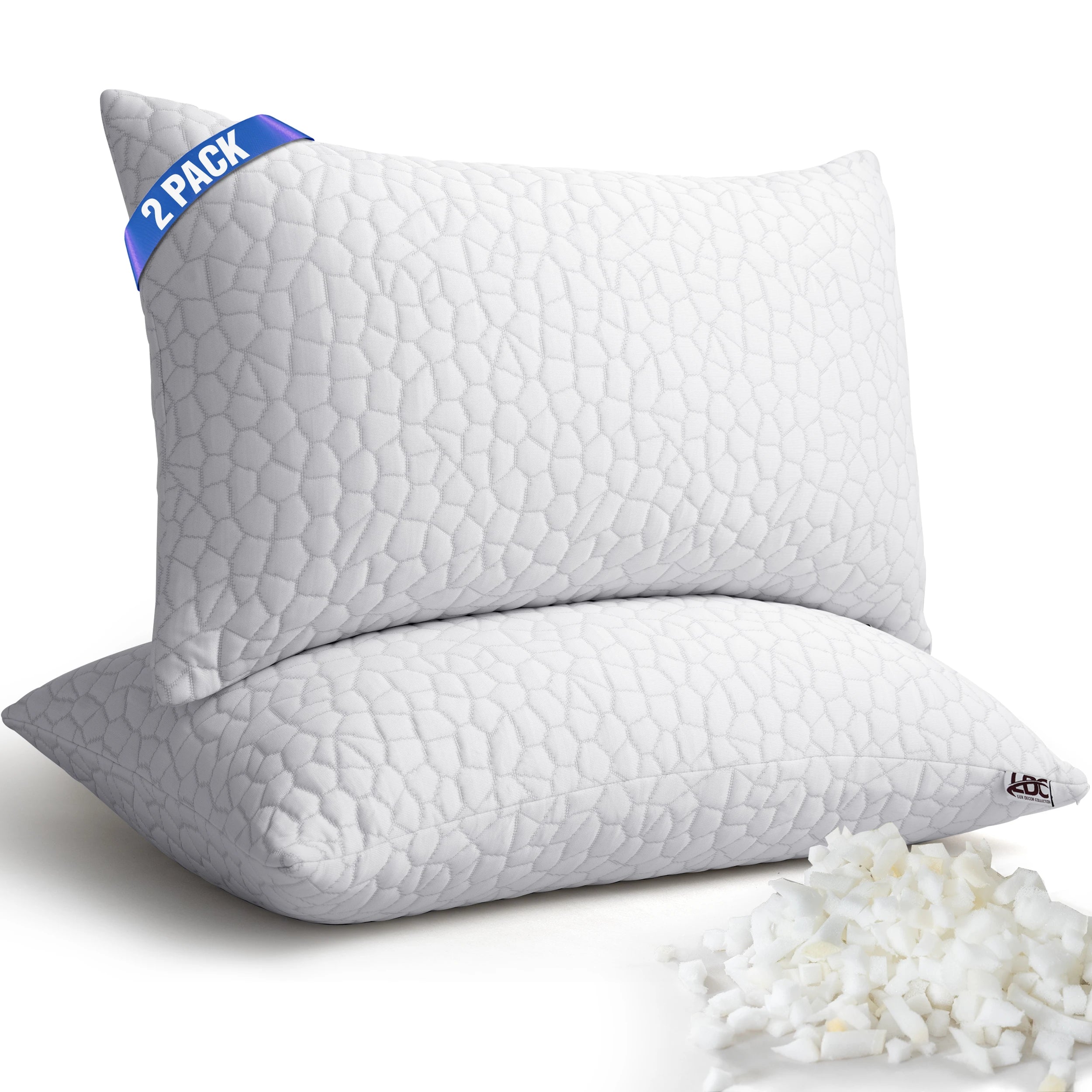 Queen Memory Foam Pillows (Set of 2)