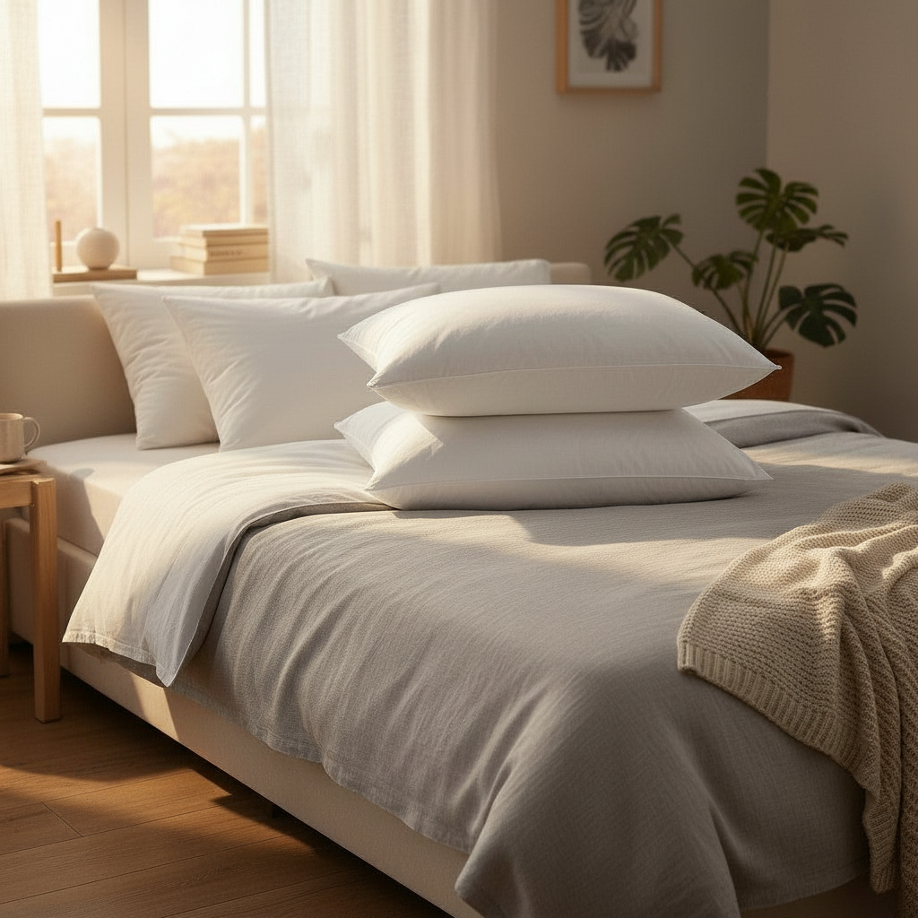 Economical Hotel Pillows with Synthetic Down