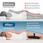 Ergonomic Knee Pillow for Side Sleepers