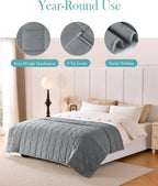 12lb Cooling Weighted Blanket (Queen)