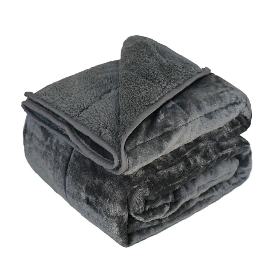 15lb Sherpa Weighted Throw Blanket