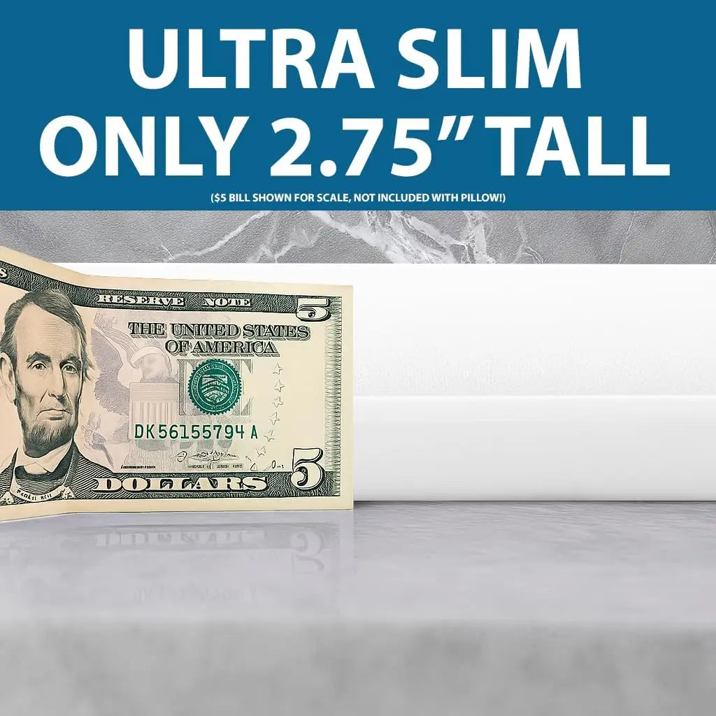 Ultra Slim Gel Memory Foam Pillow