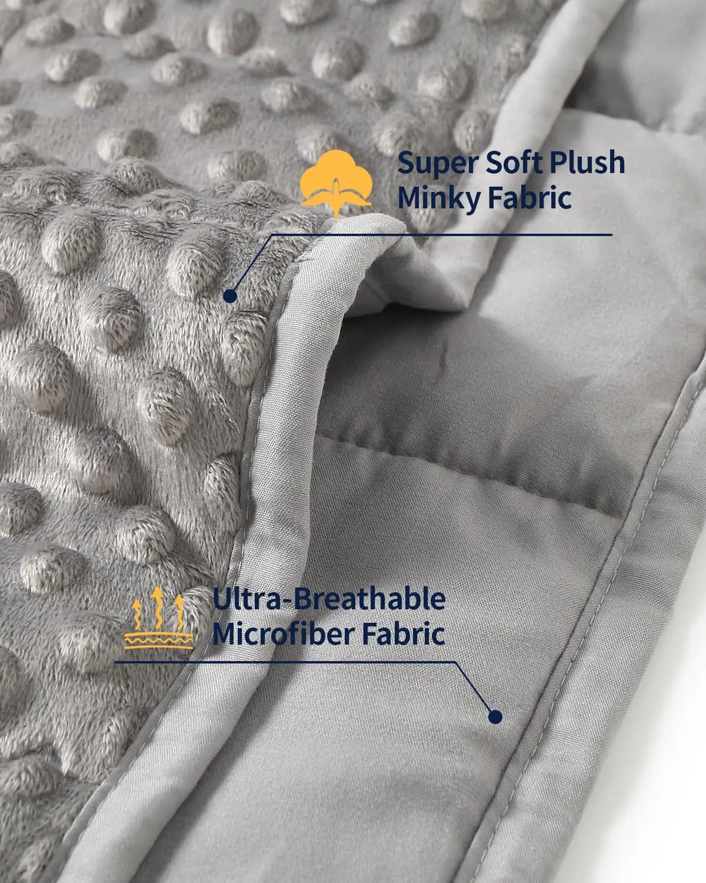 15lb Cooling Weighted Blanket (Queen)