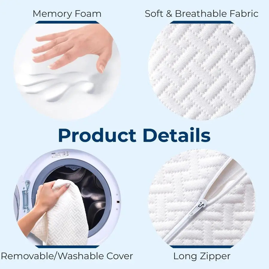 Ergonomic Bolster Pillow