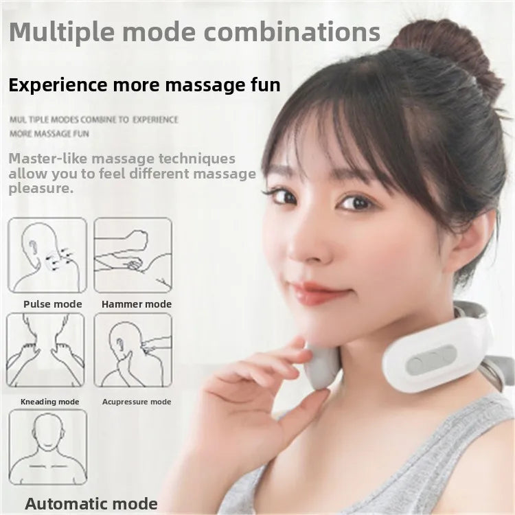 4-Head Rechargeable Neck Massager