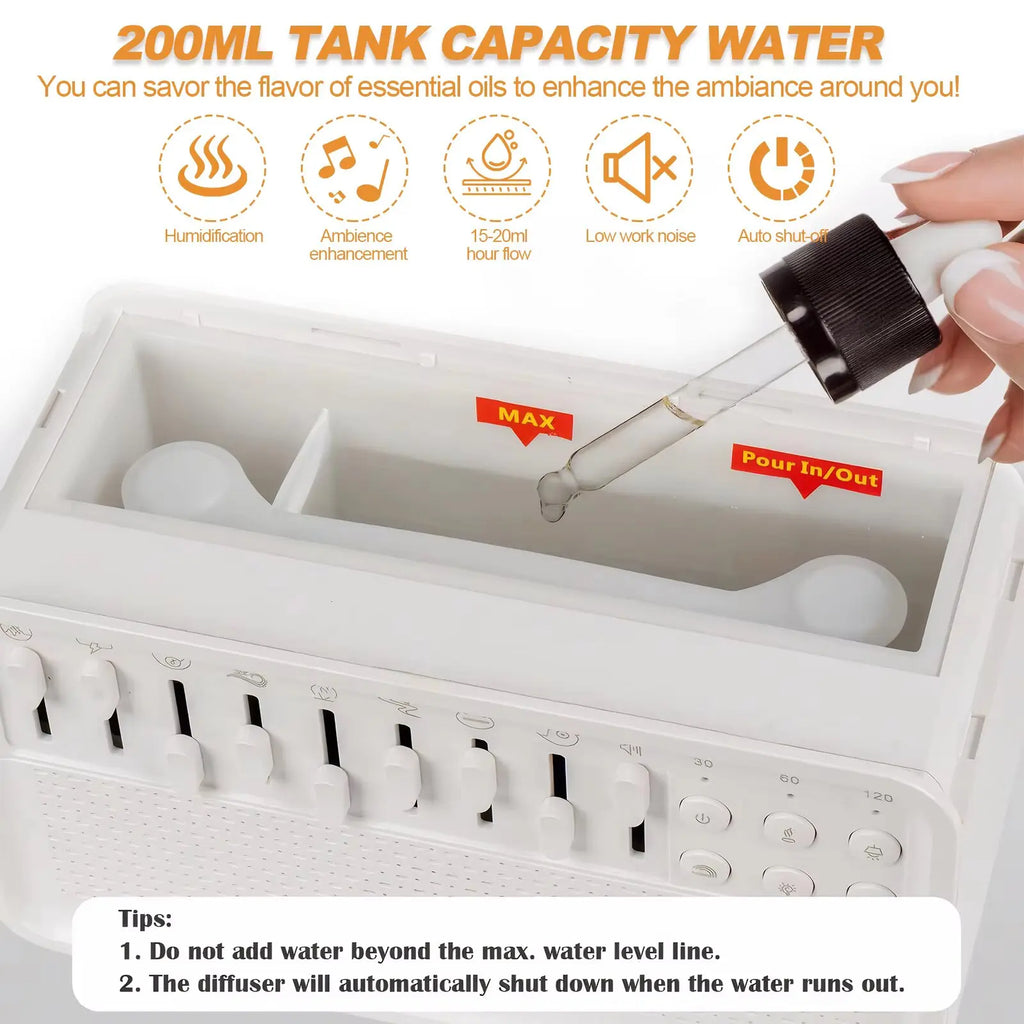 4-in-1 White Noise Speaker & Night Light