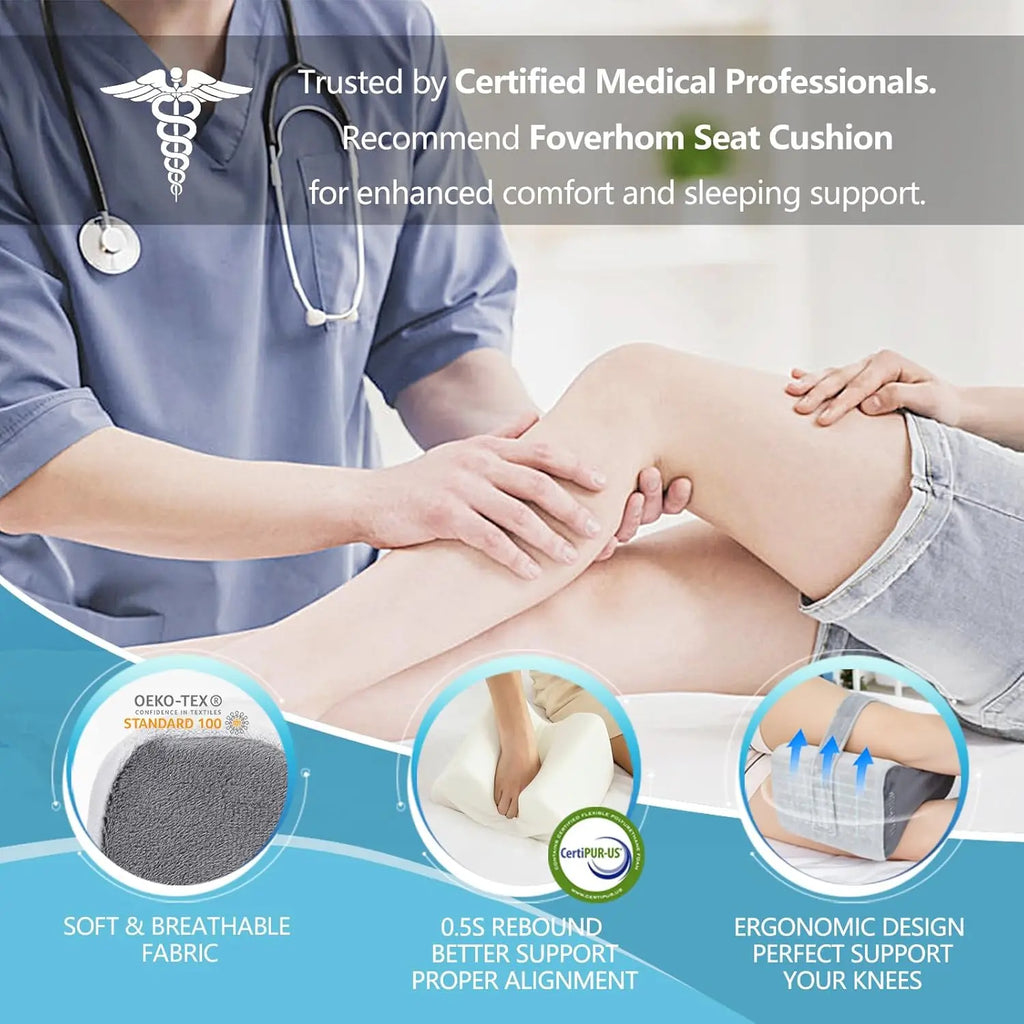 Premium Memory Foam Knee Pillow