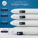 Ultra Slim Gel Memory Foam Pillow